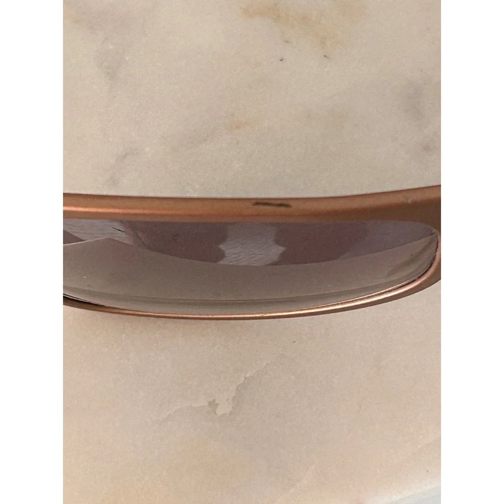 Vintage Polaroid Cool-Ray 420 Sunglasses Bronze Triple Bridge Retro Aviator